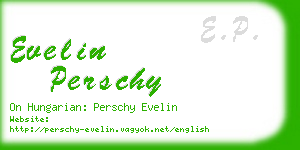 evelin perschy business card